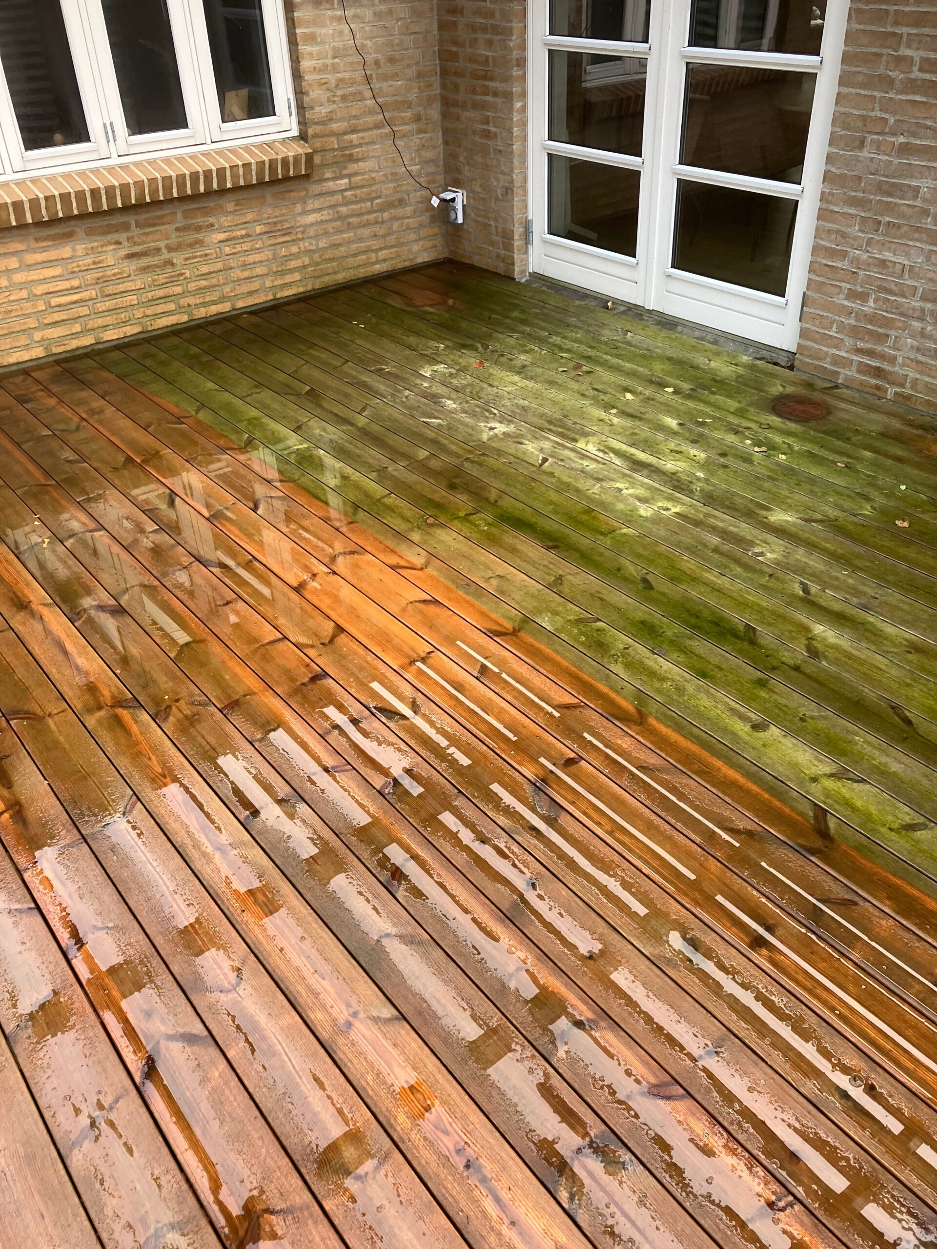 Rensning af træterrasse - 8